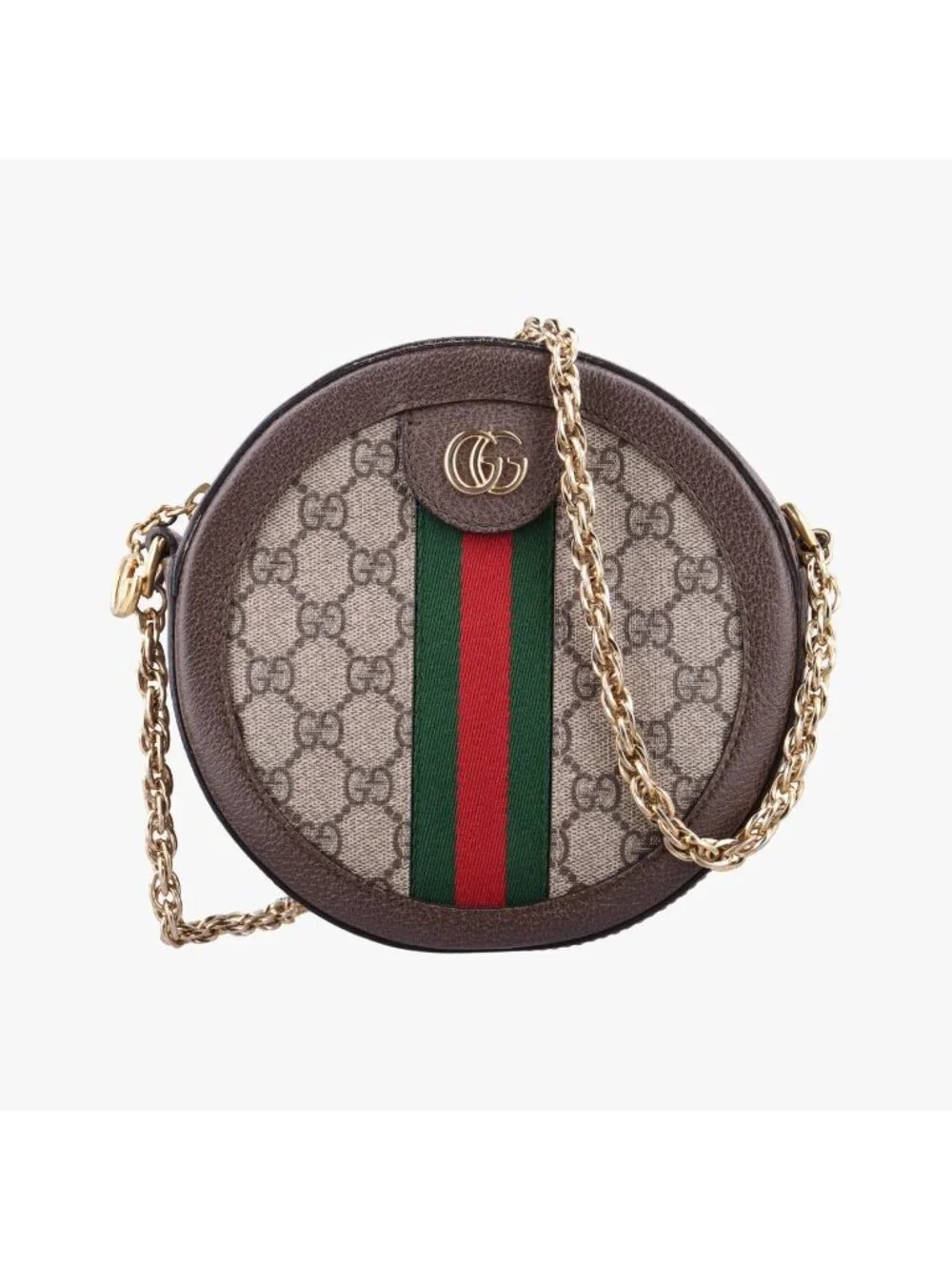 Gucci Ophidia Brown Beige Multi Leather Shoulder Bag
